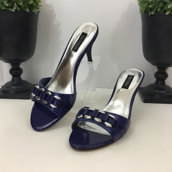 White House Black Market Shoes - White House Black Market Royal Blue Heels, 8M